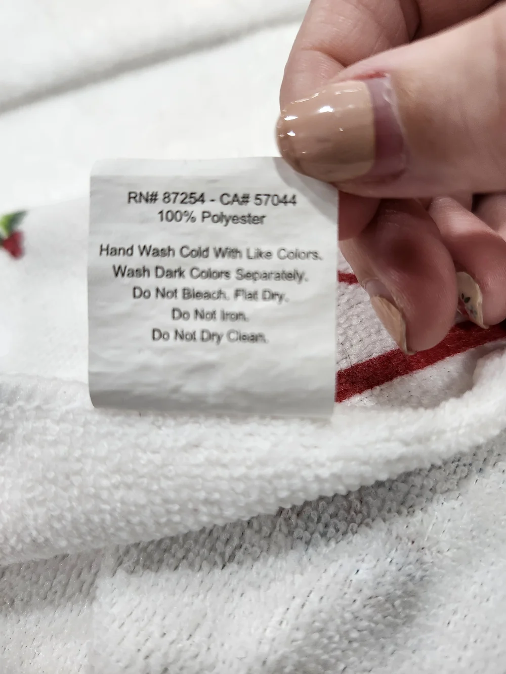 Christmas Kitchen Towel Set with Santa Ornament